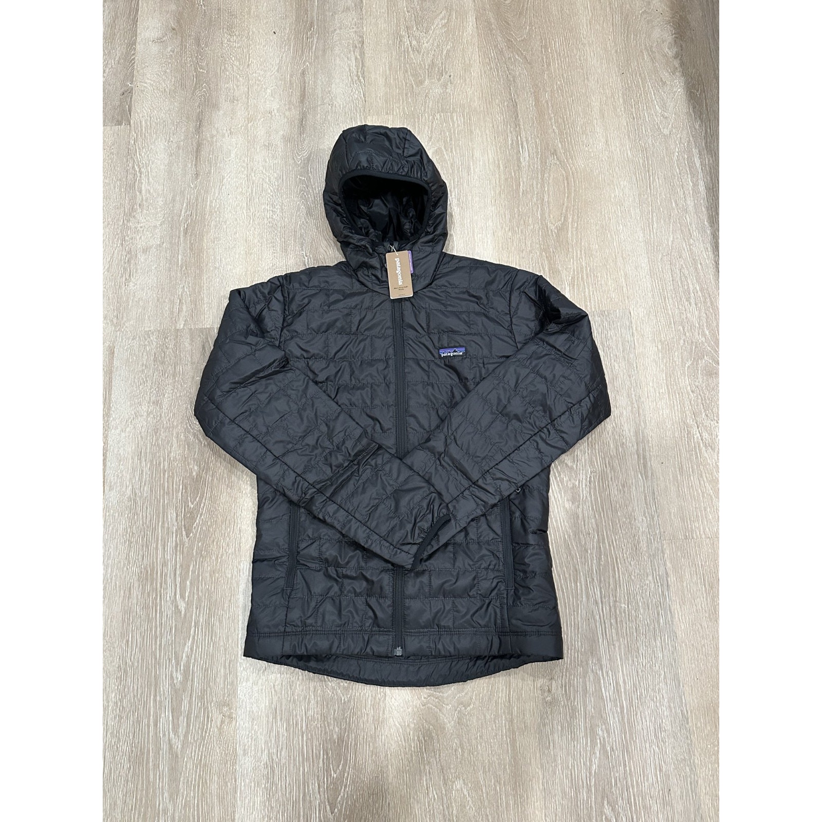 Patagonia Women's Nano Puff Hoody Jacket, Black, Size Medium, Nwt